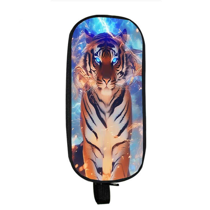 Капибара, кошка, собака, пеналы, лошадь, тигр, панда, пенал, сумка с волком, держатель, коробка для девочек, офисный студенческий органайзер, канцелярские принадлежности, школьные принадлежности