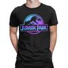 Jurassic Park Blue & Purple Fossil Logo T Shirt Men Cotton Funny TShirt Crewneck Tees Women Short Sleeve Clothes Graphic Printed