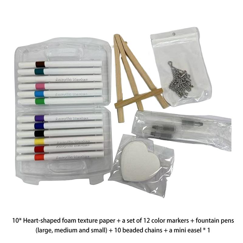 Набор для рисования с текстурными ручками Magics, 10 листов текстурной бумаги для рисования, 12 маркеров, DIY Ручки для рисования пузырями для живописи, искусства, рукоделия
