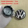 For Volkswagen VW 69/70/75/76mm 4pcs Car Wheel Center Emblem Hub Caps Cover for Volkswagen VW GTI Jetta Tiguan Golf POLO Passat B5 B6 SCIROCCO EL1