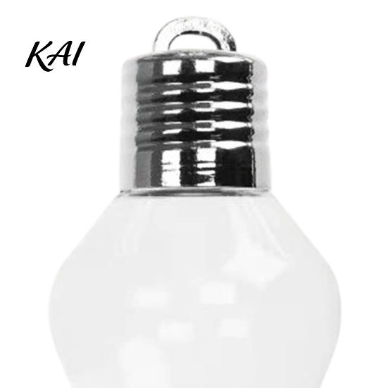 Festive Window Sill Decor Christmas Bulb Shape Storage Jar, Transparent Refillable Light Home Items Ornament, Tree Pendant for Holiday Party