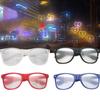 Fashion Retro Spectacles Night PC Glasses Heart Effect Glasses Eyewear Accessories Women Sunglasses