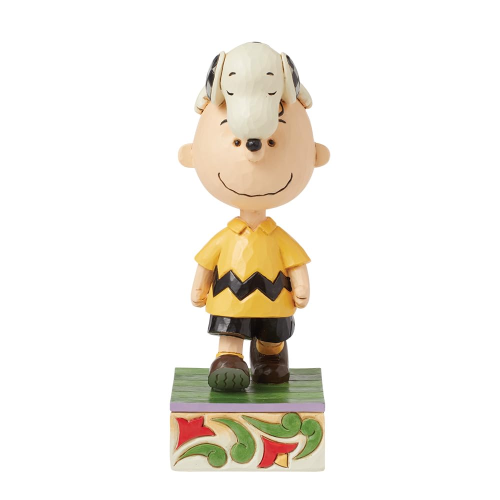 Enesco JIM SHORE Snoopy On Charlie Head 6016270 Brown's