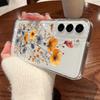 Картина маслом цветок узор кленовый лист силиконовый чехол для Samsung Galaxy S24 S23 Ultra S21FE A35 A55 A54 A52 противоударный чехол прозрачный бампер