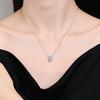 Factory  S925 Silver Water Drop Moissanite Pendant Necklace Special Pear Cut GRA Moissanite Necklace for Women Gift
