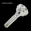 Посеребренный мундштук для басового тромбона для клапана General Flat Four-Key Vulcan Brass