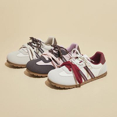 Женские повседневные кроссовки на толстой платформе со шнуровкой, удобные кроссовки для ходьбы из искусственной кожи для занятий спортом и теннисом для женщин