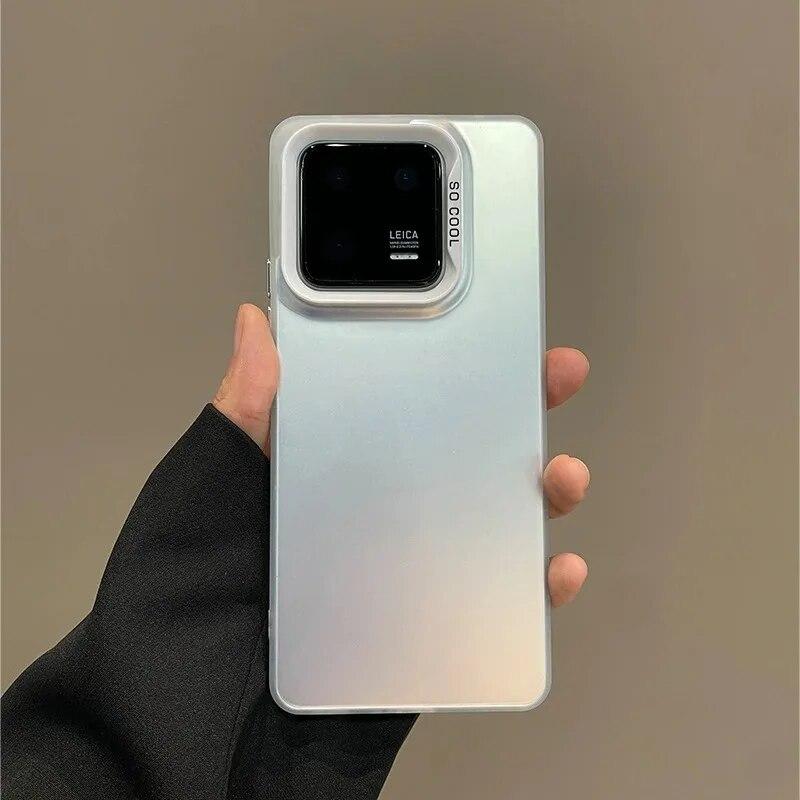 Electroplate Laser Matte Phone Case for Xiaomi Mi 13T Mi13T Pro Mi 13 T Pro 5G Back Shockproof Matte Protection Cover