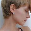 leeENoir Egg Ball Earring (2color)