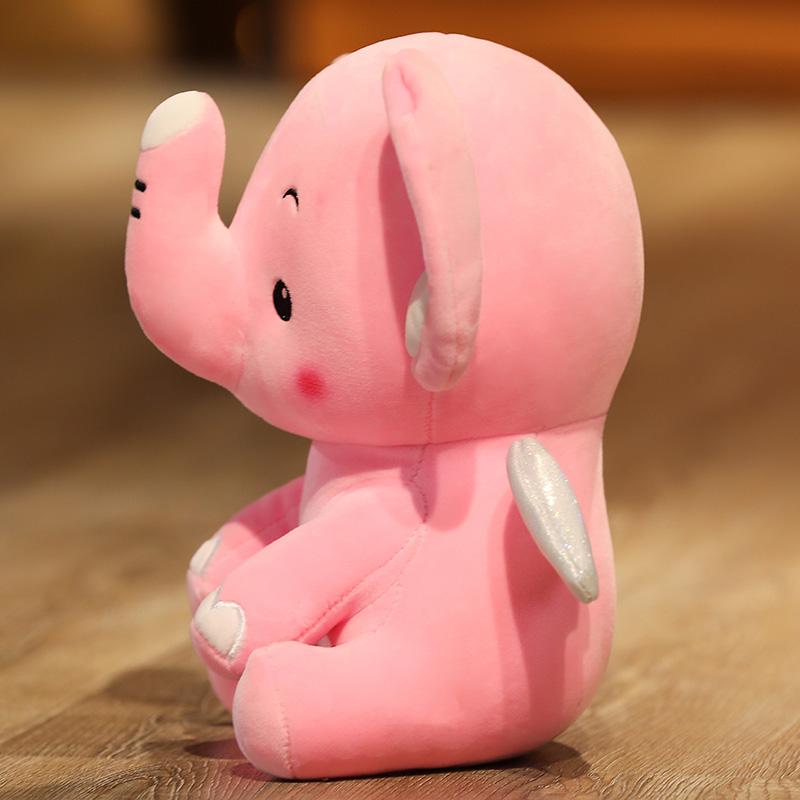 Милый ангел-слон, мягкая игрушка, мультяшный мягкий слон, плюшевая кукла-животное, детская спящая успокаивающая кукла, подарок на день Святого Валентина для девочек