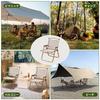 BOOSDEN Camping Outdoor Load Capacity Kermit Folding Easy To Outdoor Folding Low Khaki Chair, Chair, 150KG, Chair, Chair, Lightweight, Carry,