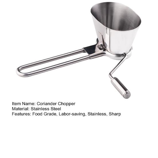 Мельница для трав, измельчитель, роторная терка для овощей, измельчитель для петрушки, ванили, кориандра, мяты, металлические ручные шлифовальные аксессуары
