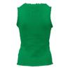 Women's Dolferi Green Tank Top with Ruffled Lapels LA PETITE ETOILE