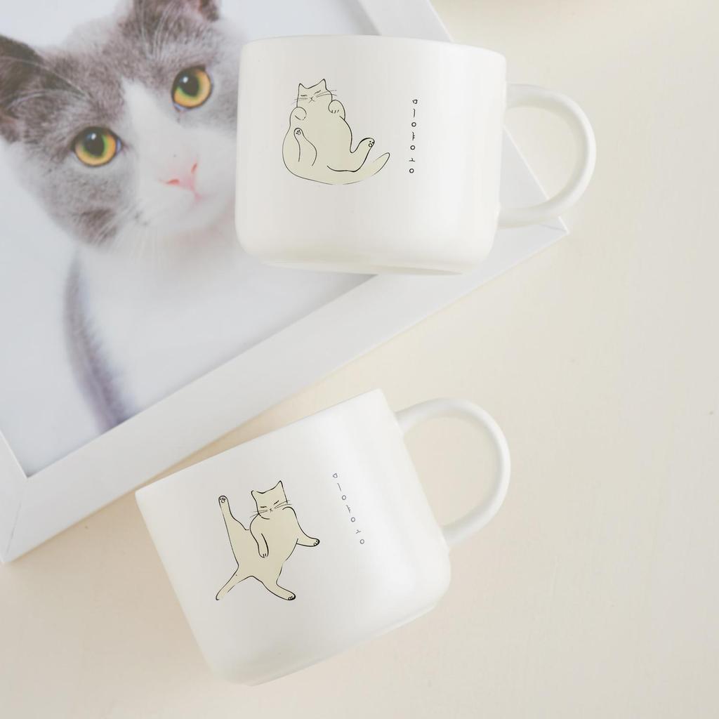 Кружка LASSIETTE MIYAONG (450мл) Можно мыть в посудомоечной машине, можно использовать в духовке, без PFOA, белого и желтого цвета.