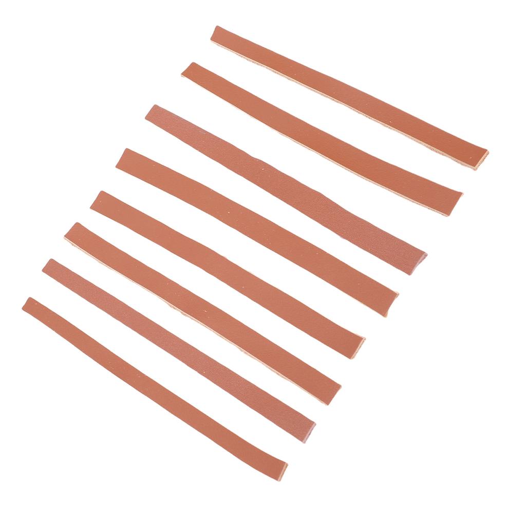 8pcs Tennis Racket Weight Increase Stability Professional Cowhide Leather Racket Weighted Balance Strips For Badminton