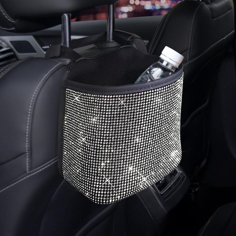 Персонализированный органайзер для спинки автомобильного сиденья: Противоударная накладка с многофункциональной сеткой для хранения