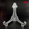 Clear Plastic Easels Plate Holders Picture Frames Photo Book Pedestal Holder Portable Display Stand Stander