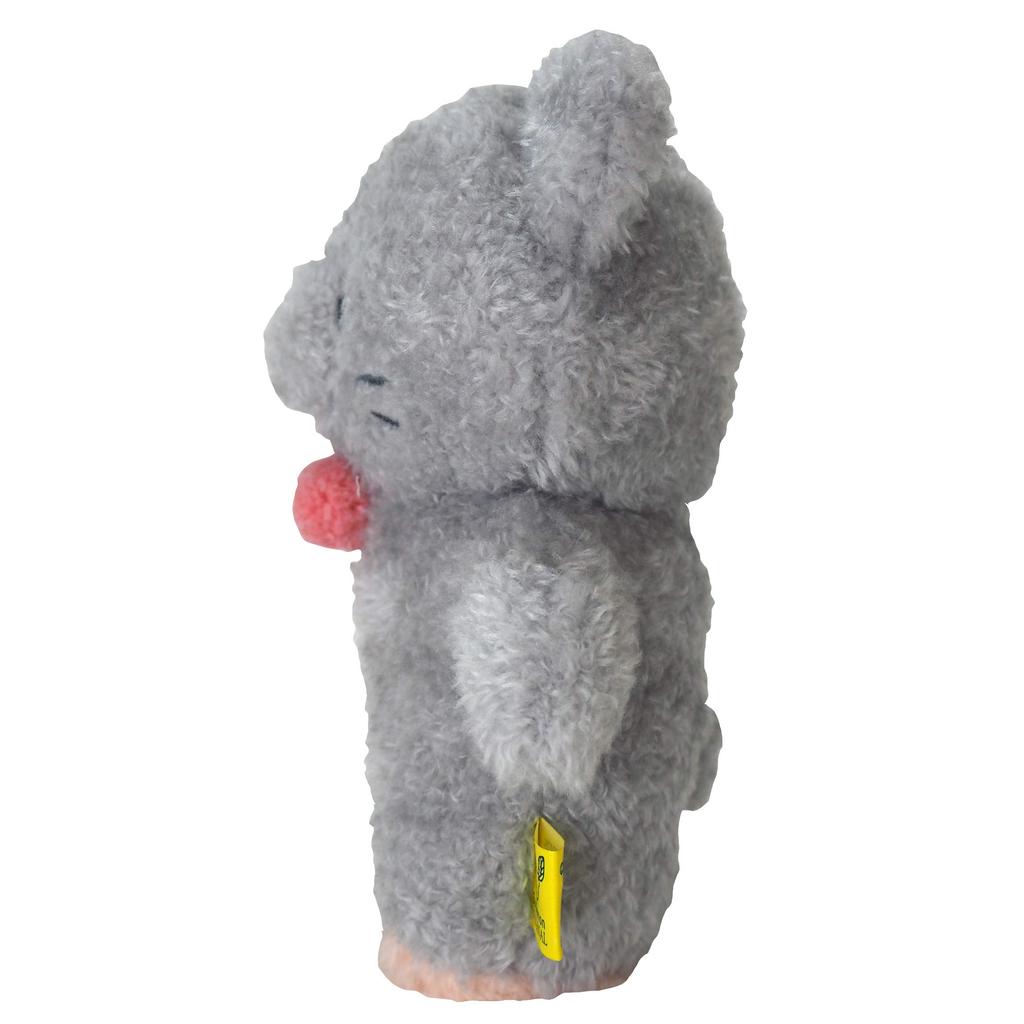 SunLemon Fluffy Tatton Plush Toy (S) Cat Gray