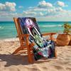 Personalized customized proof beach towel with Top Gun Maverick pattern - soft, absorbent,quick-drying,perfect swimming,camping&bathing