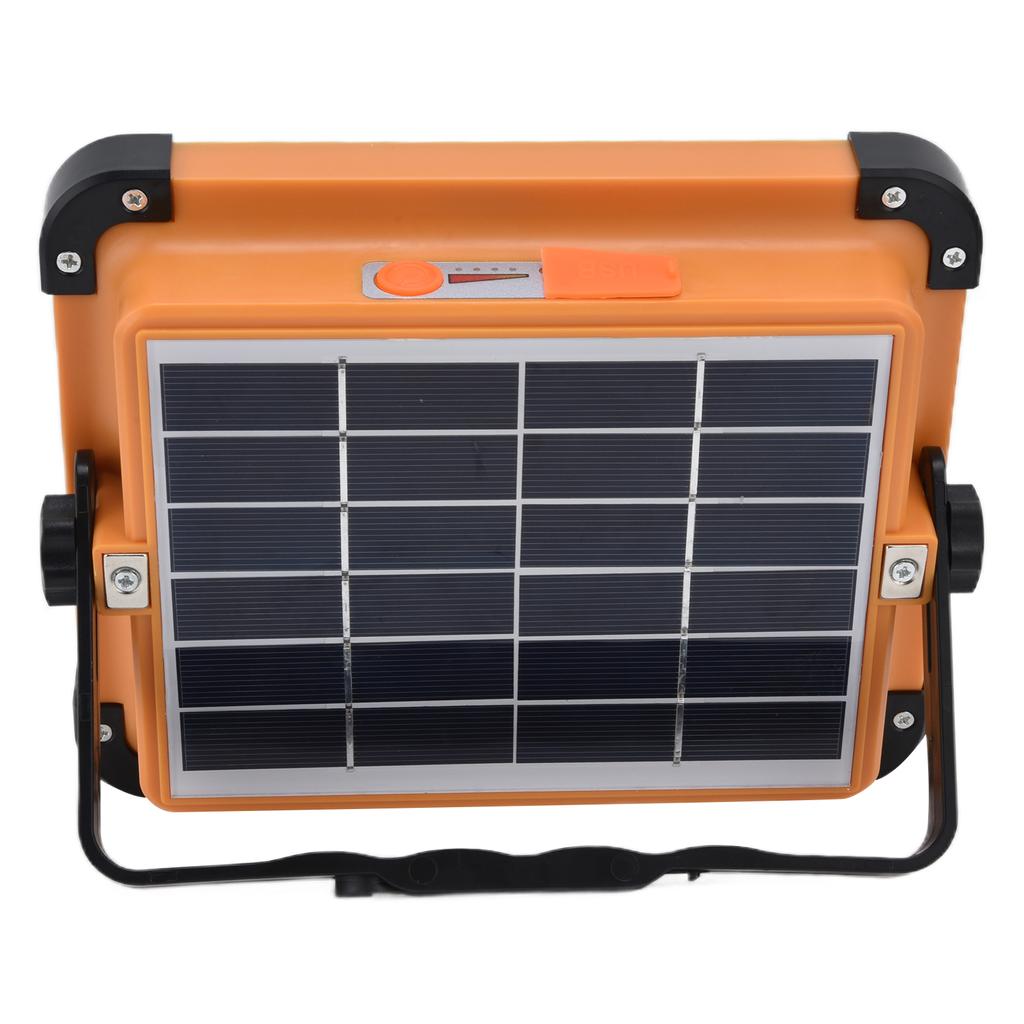 Solar Work Light LED Rechargeable 4 Modes 1000W Waterproof Portable Outdoor Work Lamp for Camping