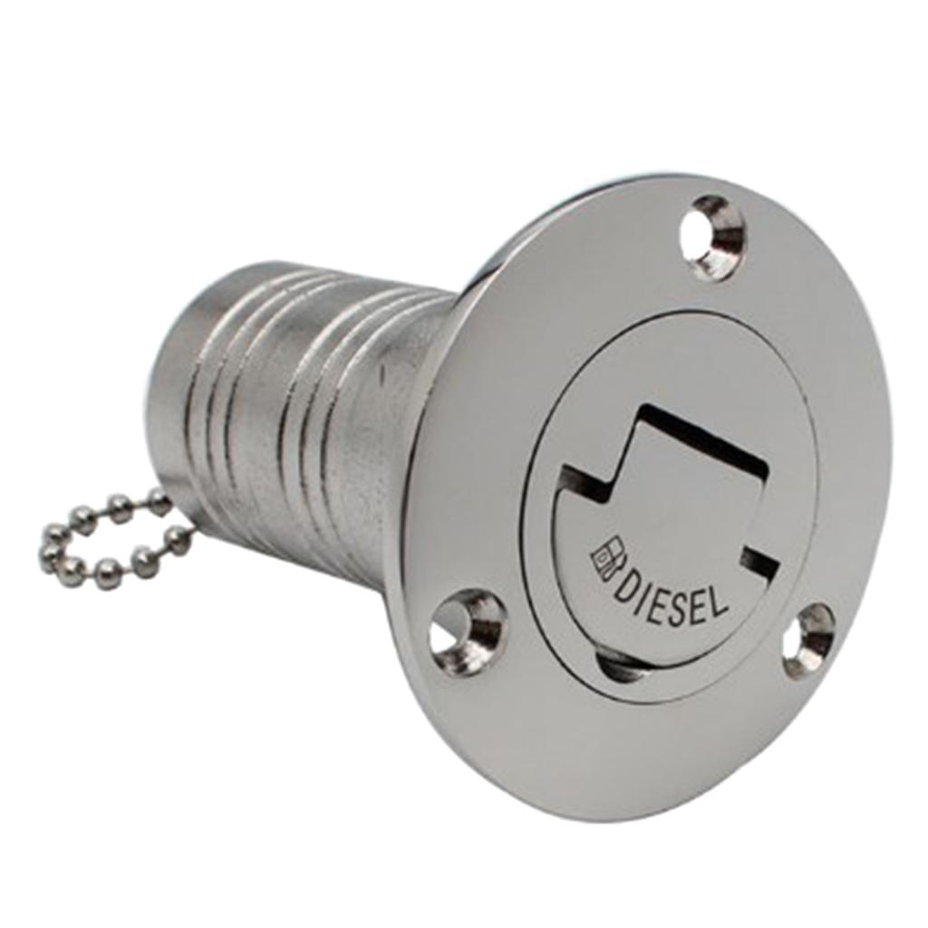 Marine Hardware 316 Stainless Steel Deck Filler Fill Fuel Gas Diesels Water Waste Caps Accessories Yacht