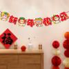 Paper Pull Flag Ornament Cartoon Snake Year Banner Hanging Snake Pendant  Spring Festival