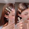 Korean Style Pearl & Rhinestone Hairpins: BB Clip & Duckbill Set for Women
