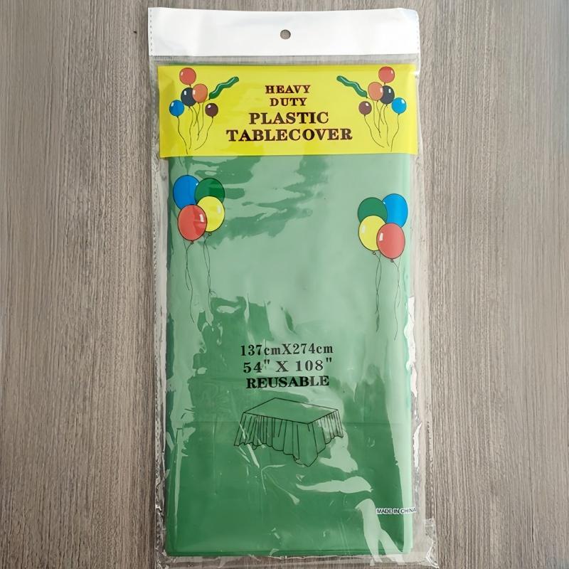 1/4 шт. однотонная одноразовая пластиковая скатерть, складная, подходит для свадеб, выпускных церемоний и рождественских вечеринок