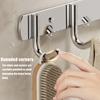 Stainless Steel No-Drill Bathroom Strong Adhesive Clothes Hanger Hook
