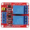 2 Channel Relay Module with Optocoupler Isolation High&Low Level Trigger Module(12V)