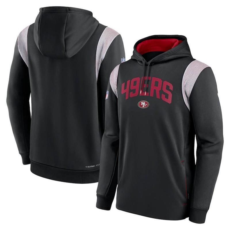 Mens NFL Football Hoodie Athletic Paneled Pullover Sweatshirt Team Sportswear