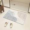 Absorbent Diatom Mud Floor Mat, Bath Carpet, Home Entrance Doormat, Bathroom Foot Mats, Toilet Area Rugs, Soft