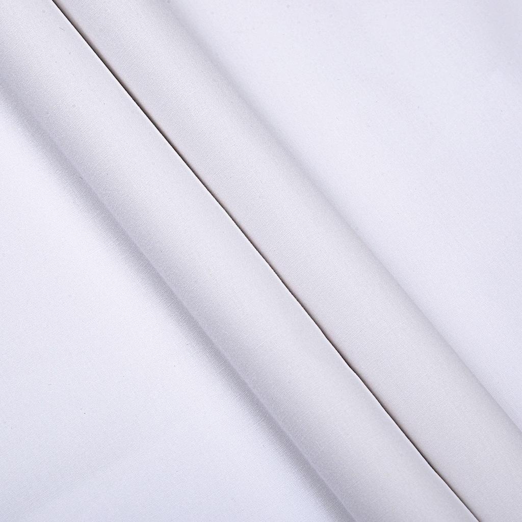Ткань поплин пухонепроницаемая 100% хлопок высокой плотности, 133x100, отбеленная, ширина 1,6 м