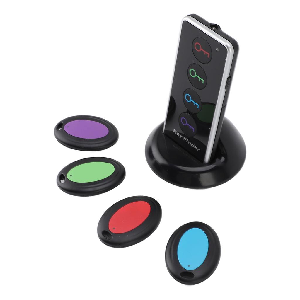 Key Finder 100 футов рабочий диапазон 1 передатчик 4 приемника беспроводной локатор ключей со светодиодной подсветкой для