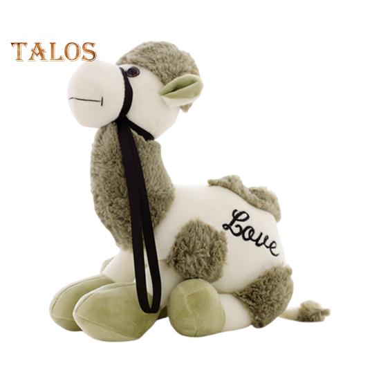 Плюшевая кукла верблюд 30/50 см теплая мягкая игрушка верблюд развивающая игрушка для объятий с животными пустыни многофункциональная подушка для детей домашний декор