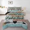 Erosebridal Teens Dirt Bike Comforter Set Twin Size, Motocross Rider Down Comforter for Kids Boys Adult Men, Motorbike Extreme Sport Bedding