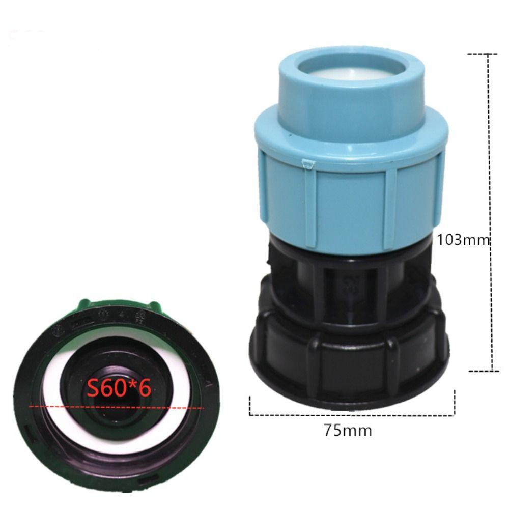 Plastic Straight Tee Water Fittings Connector Tank Adapter Outlet Hose