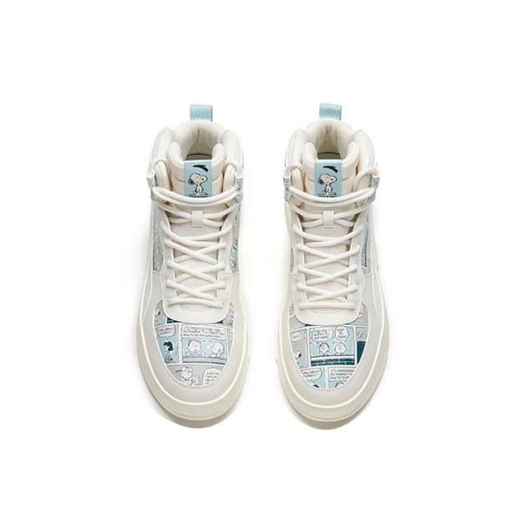 ANTA x SNOOPY Skateboarding Series Sneakers 'White Light Blue' Men's 912138011-7