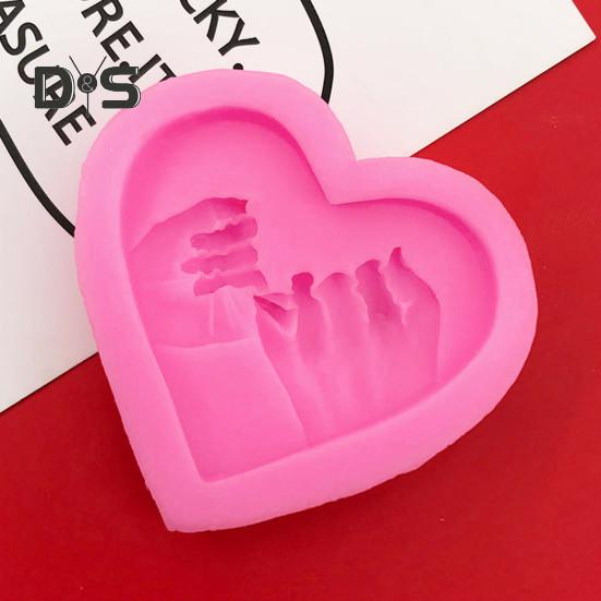 Силиконовая форма для крючка на палец любви, легко извлекаемая из формы, удобная форма крючка для пальца любви, форма для мыла ручной работы