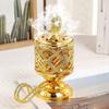 Metal Incense Burner Arabian Holder Birthday Gift Collection Portable Censer Decoration for