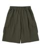 URBANAGE Bermuda Wide Cargo Sweat Shorts_Khaki