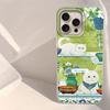Cute Cat Flower Vortex Pattern Women Phone Case for Iphone 16 15 14 7 8 Plus 13 11 12 Pro Max X XS XR SE 2022 2020 16e 10 Cover