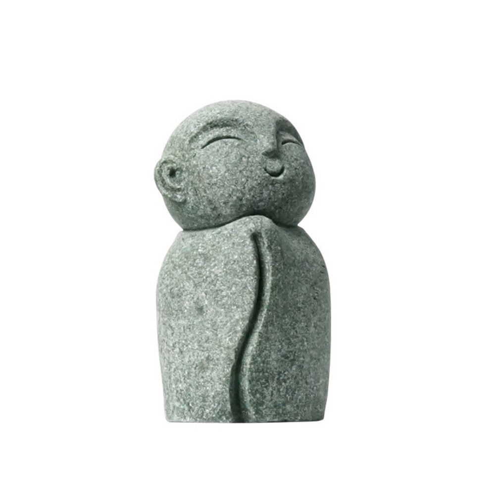 Handmade Buddha Statue Exquisite Zen Garden Ornament Little Monks Figurine  Aquarium Decor