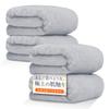 MUNIO MANTEN TOWEL Bath Towels, Light Gray, 100% Cotton, Set of 4