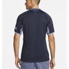 Nike Alphabetical Pattern Print Casual Short-Sleeved Soccer Jersey Men Tops Navy-Blue DX2700-460