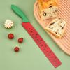 Watermelon Knife with Sleeve ,Stainless Steel Serrated Cutter for Cutting Watermelon Bread Cake Cheese, Multipurpose Kitchen Baking Tool