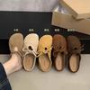 Beautiful Version! Soft-soled Big-headed Ugly Slippers Women's Autumn New Retro Soft Flat-soled One-pedal Shoes
