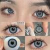 Eyeshare 1 Pair New Fashion Color Contact Lenses Light Color Series Brown Gray Pink Purple Beauty Contact Lenses Korean Contact Lenses Natural Fashion