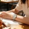 VA VA VOOM Роскошные Модные Женские Кварцевые Часы Классические Деловые Женские Наручные Часы Водонепроницаемые Ремешок из Нержавеющей Стали Автоматическая Дата Неделя Спортивные Часы
