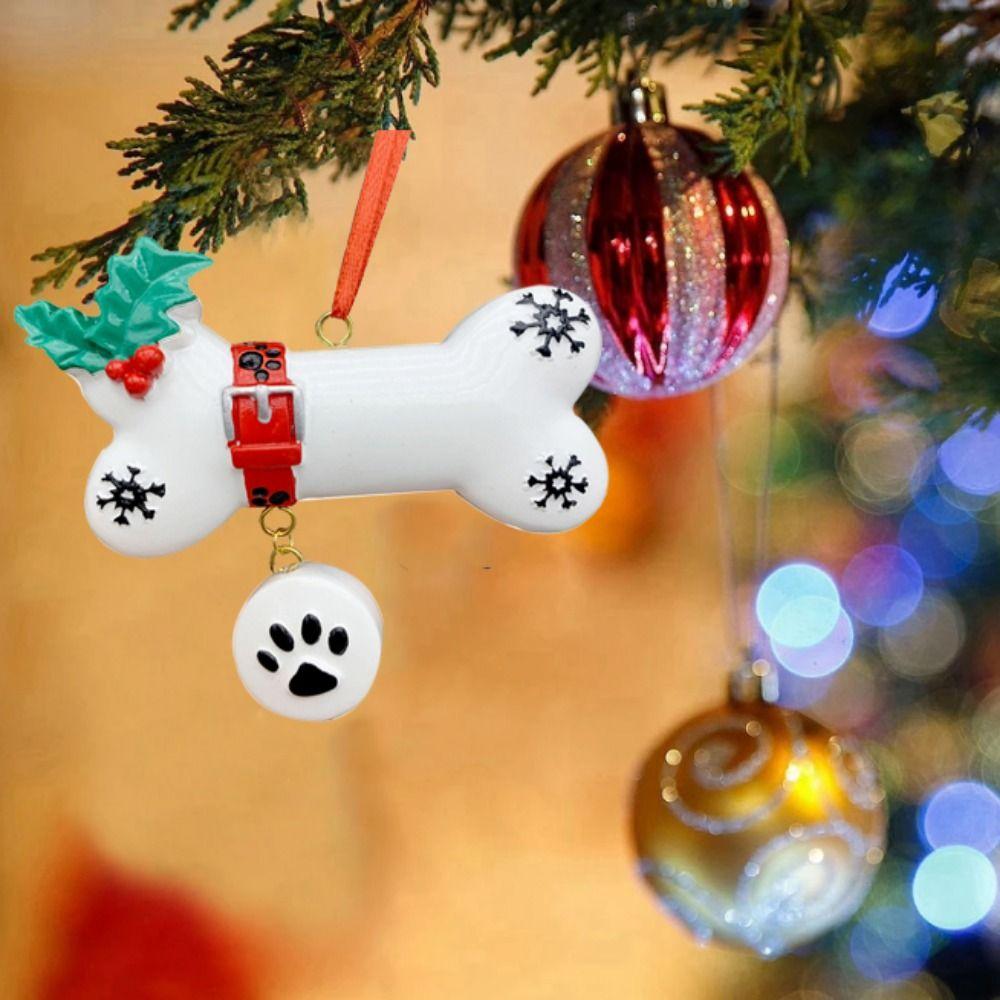 Decorative Christmas Tree Hanging Pendant Dog Bone Hanging Ornaments Window/Xmas Tree